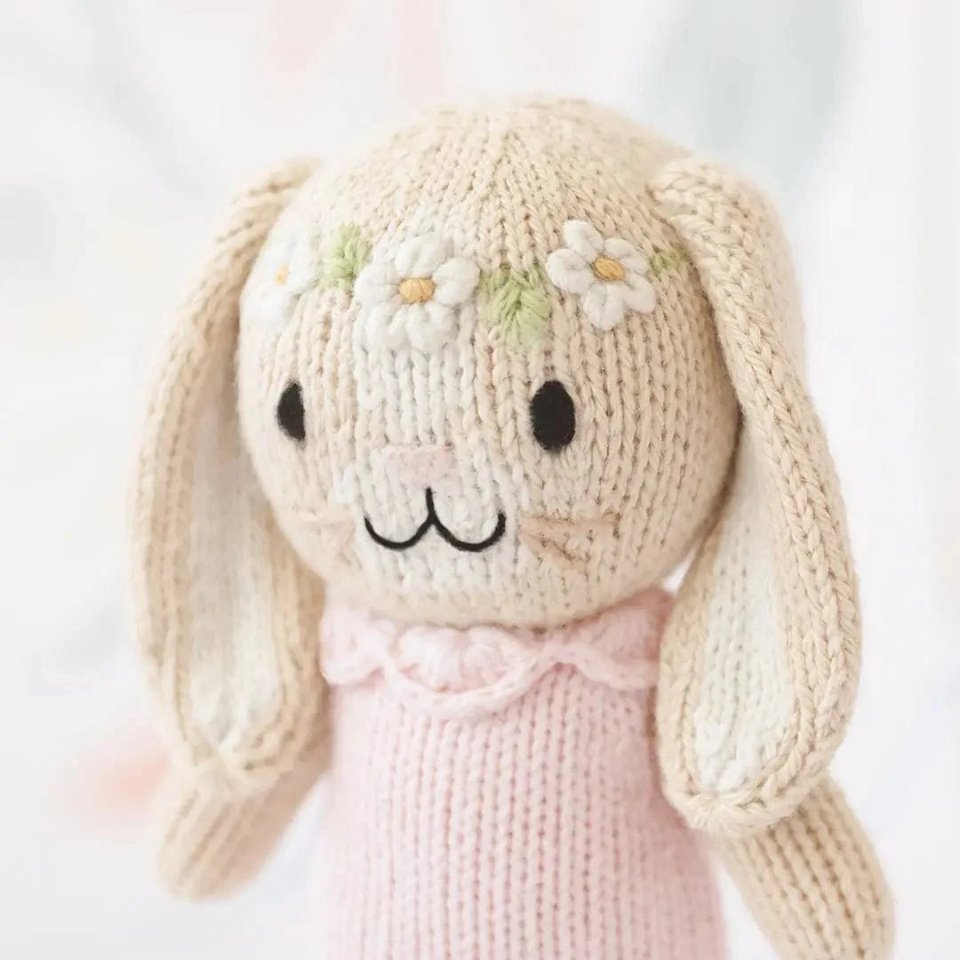 Tiny Hannah the Bunny with Floral House cuddle+kind Lil Tulips