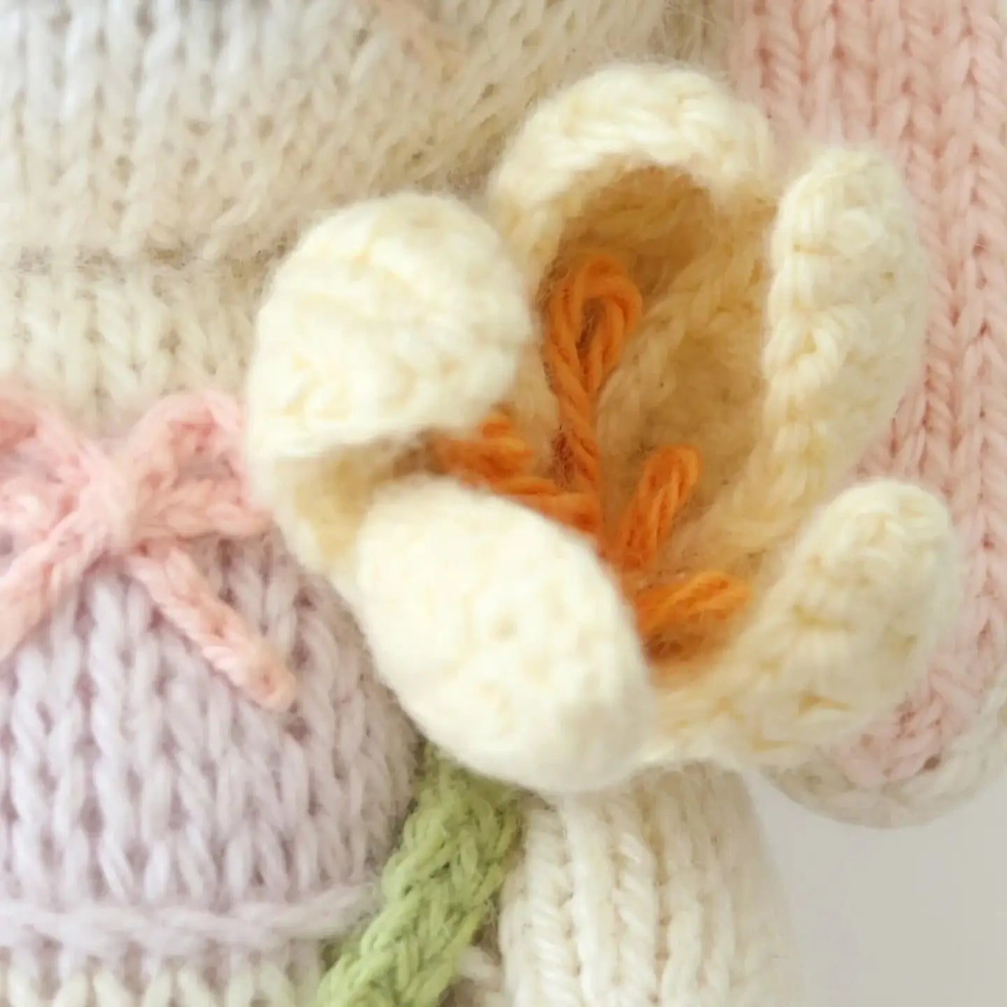 Tiny Lavender the Bunny with Floral House cuddle+kind Lil Tulips