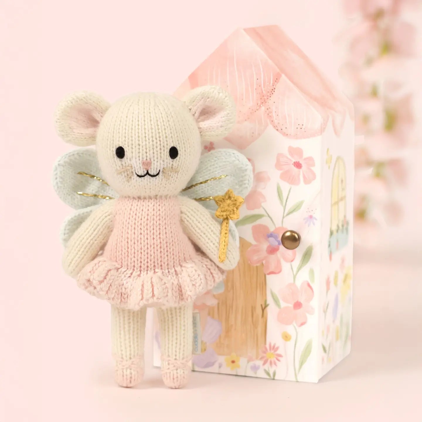 Tiny Lily the Fairy with Floral House cuddle+kind Lil Tulips