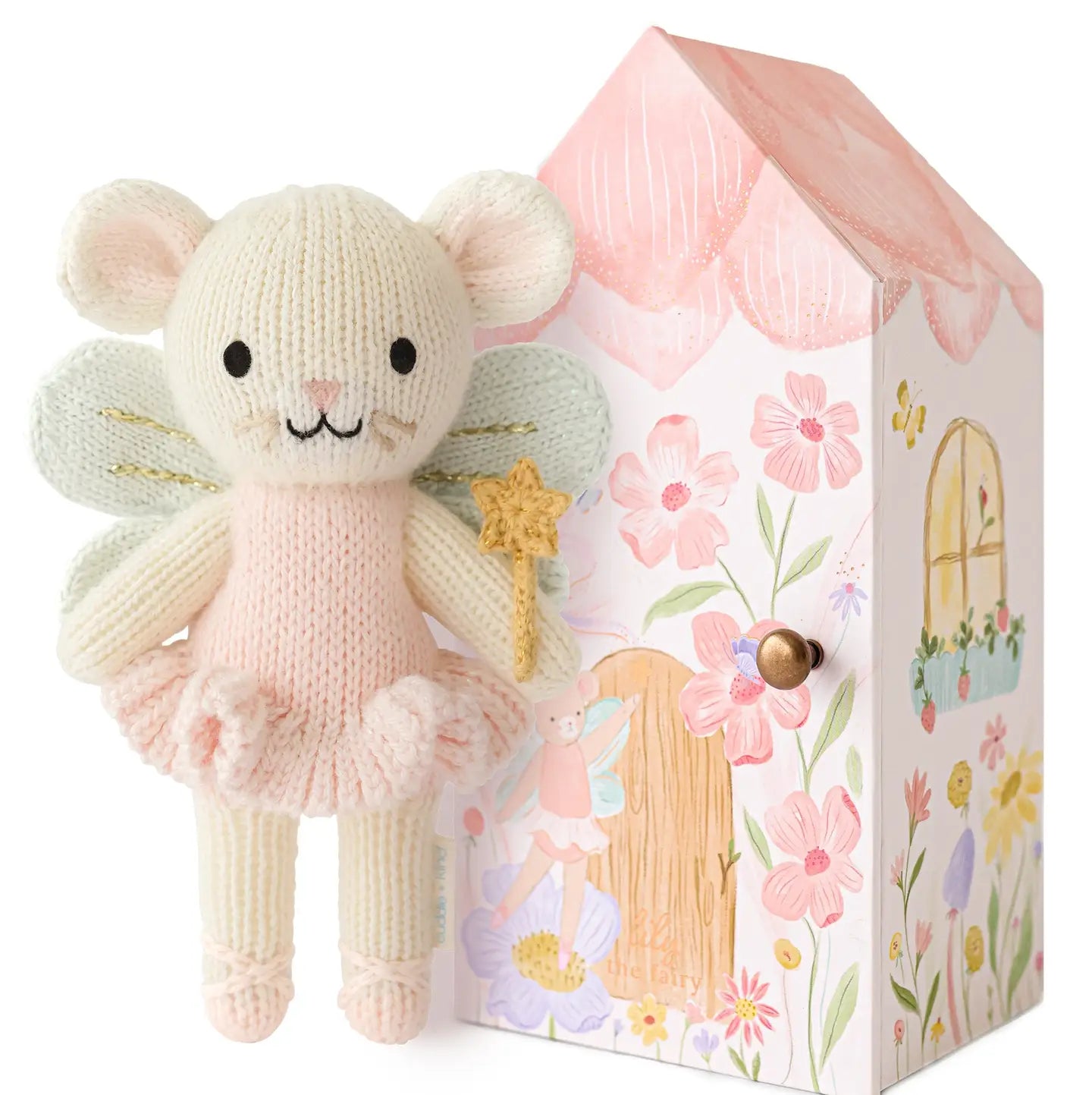 Tiny Lily the Fairy with Floral House cuddle+kind Lil Tulips