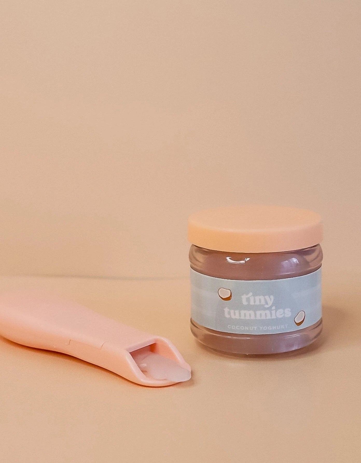 Tiny Tummies Coconut Yogurt Puree Food Jar and Spoon Set Tiny Harlow Lil Tulips