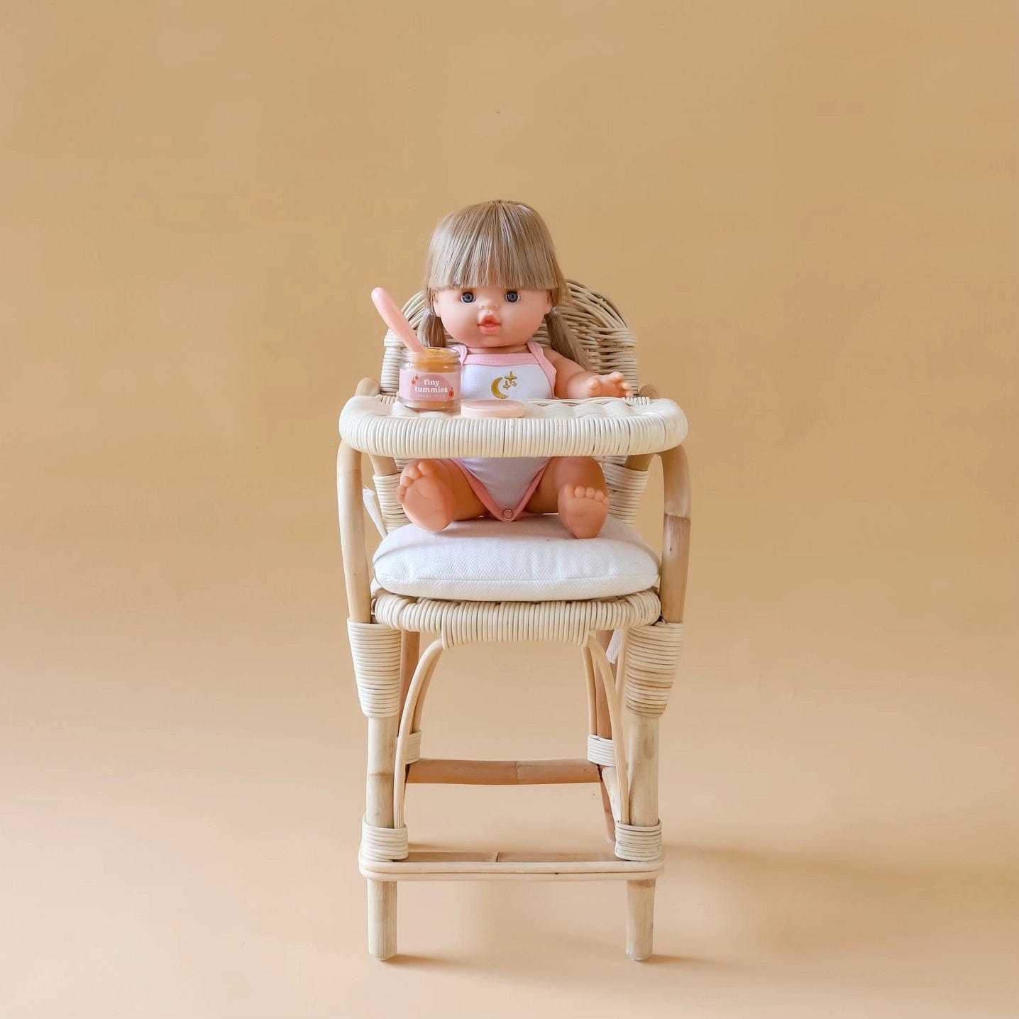 Tiny Tummies Magic Peach Jelly Jar and Spoon Tiny Harlow Lil Tulips