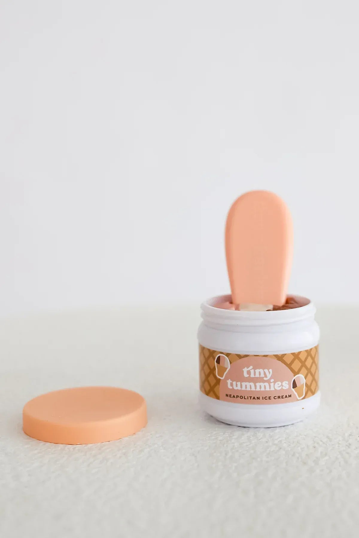 Tiny Tummies Neapolitan Ice Cream Jar and Spoon Set Tiny Harlow Lil Tulips