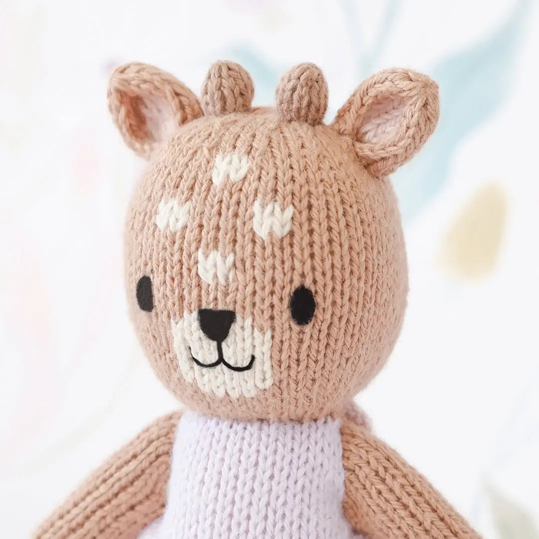 Tiny Violet the Fawn with Floral House cuddle+kind Lil Tulips