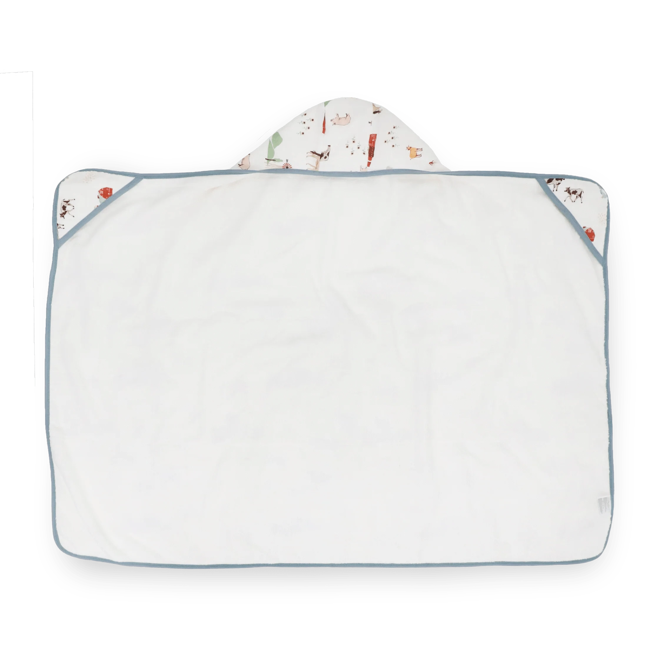 Toddler Hooded Towel - Farmyard Little Unicorn Lil Tulips