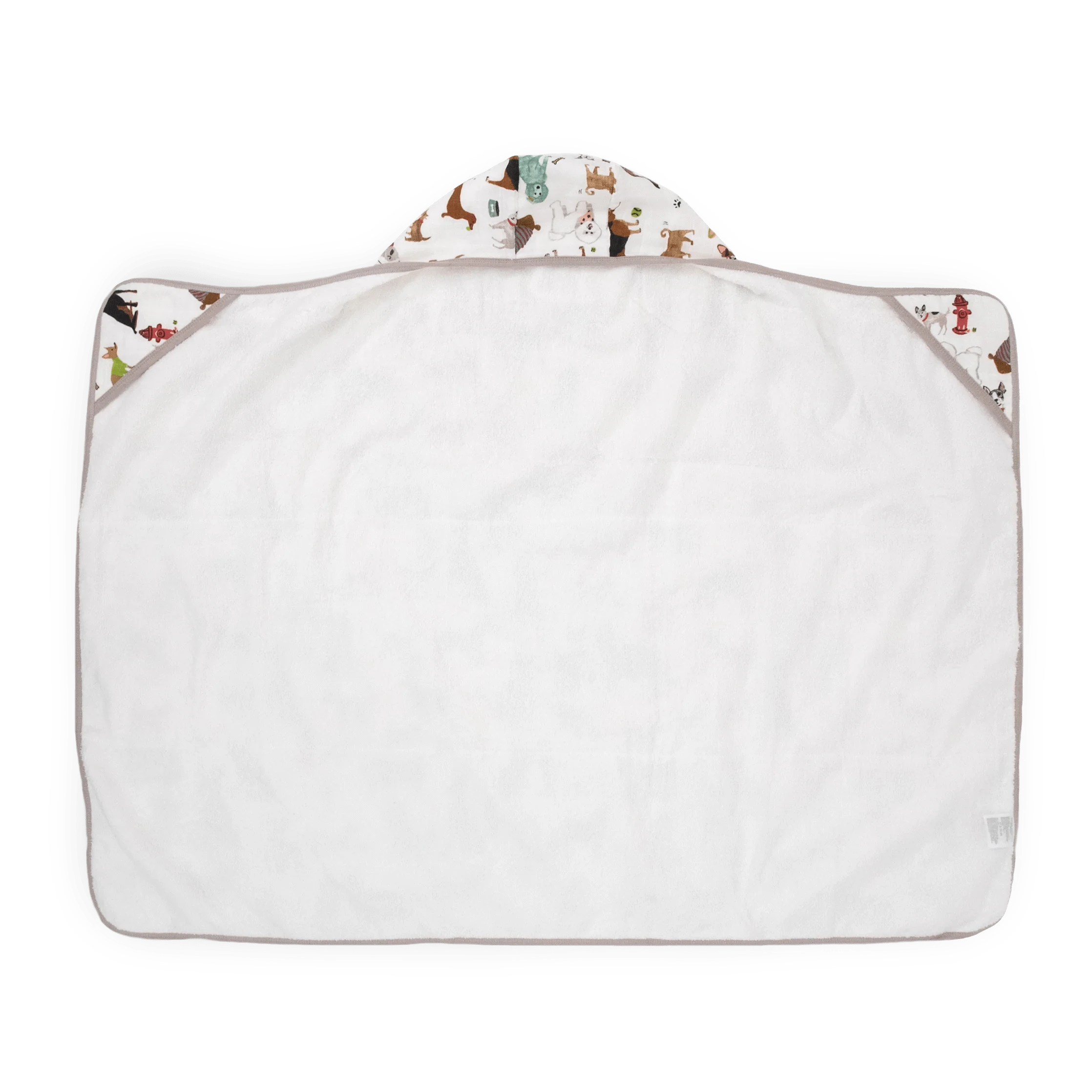 Toddler Hooded Towel - Woof Little Unicorn Lil Tulips