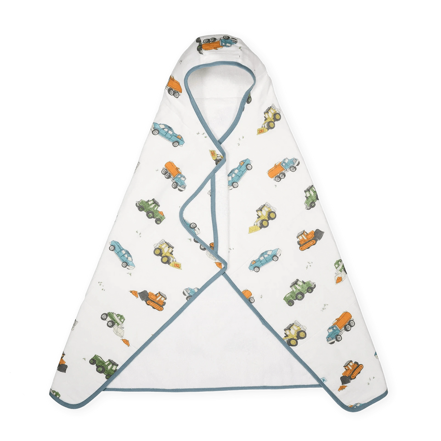 Toddler Hooded Towel - Work Trucks Little Unicorn Lil Tulips