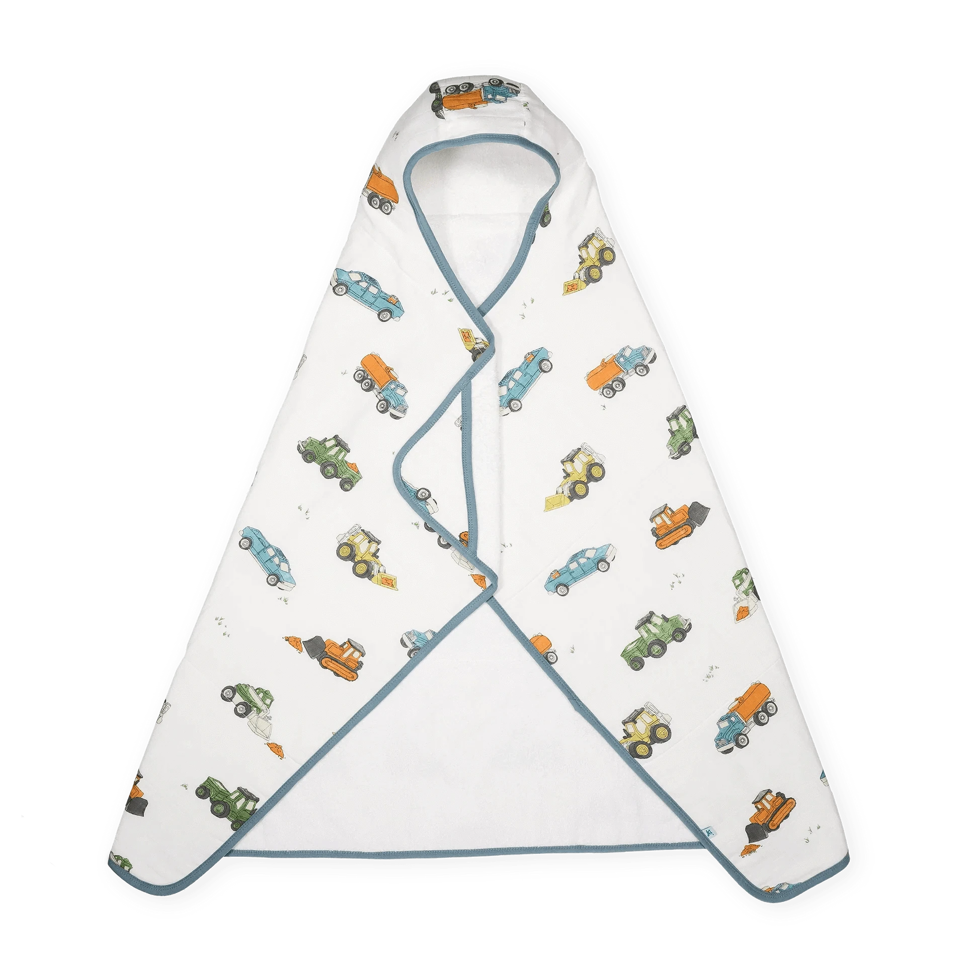 Toddler Hooded Towel - Work Trucks Little Unicorn Lil Tulips