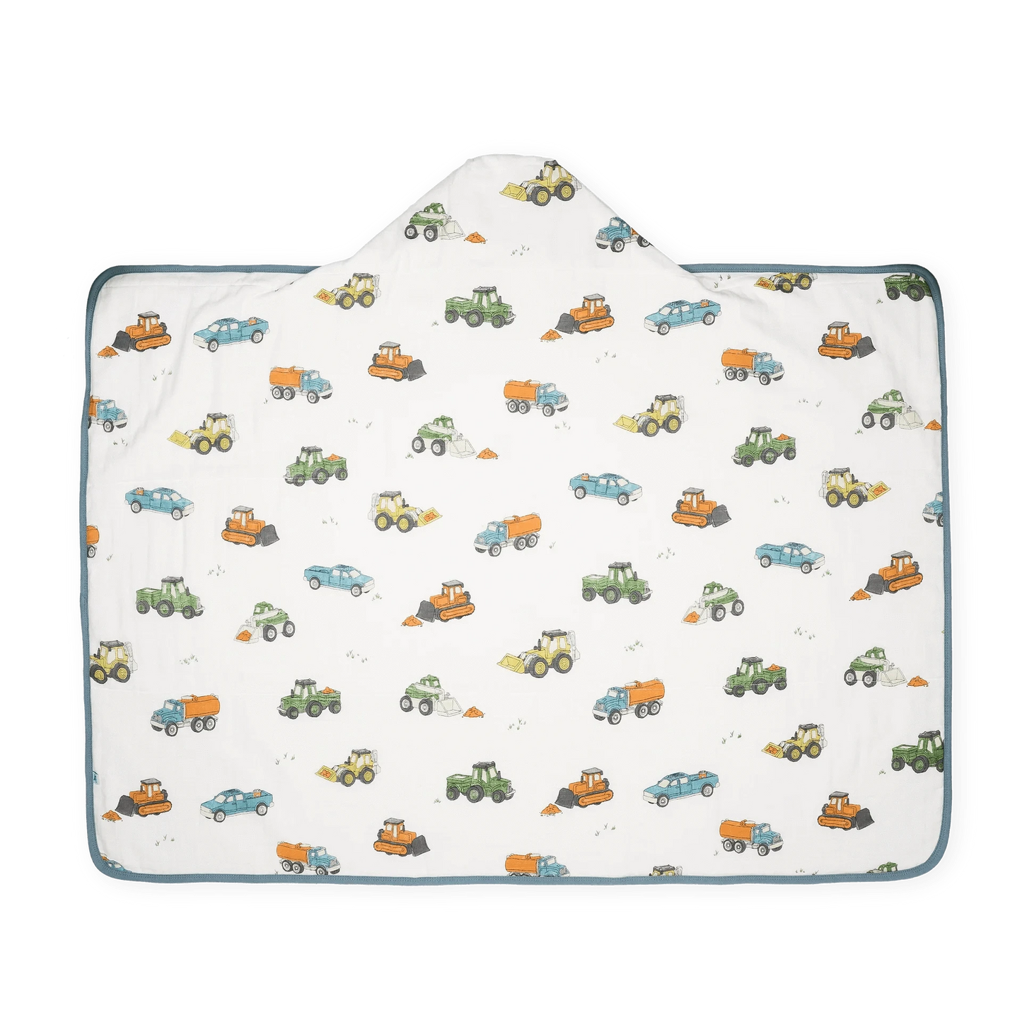Toddler Hooded Towel - Work Trucks Little Unicorn Lil Tulips