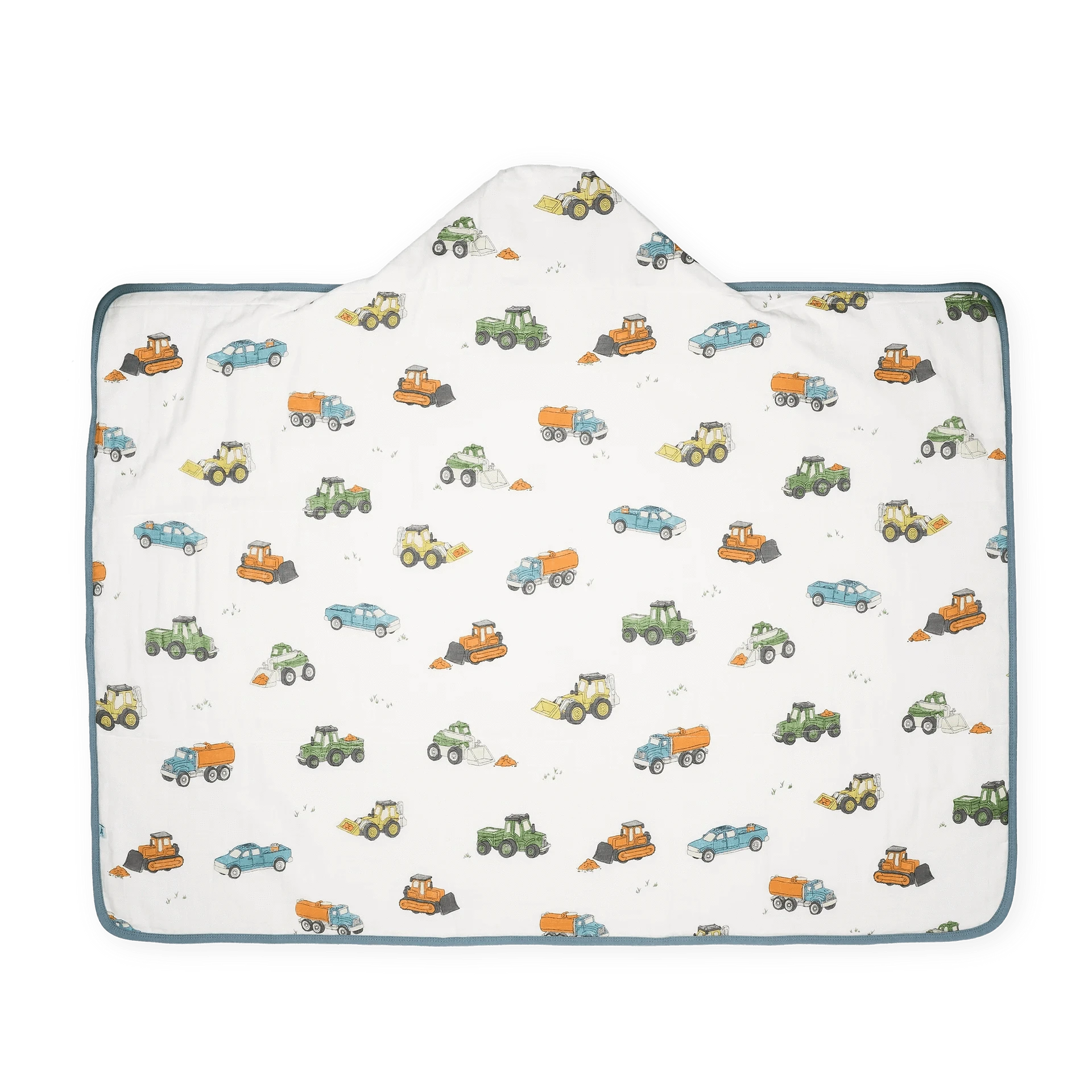 Toddler Hooded Towel - Work Trucks Little Unicorn Lil Tulips