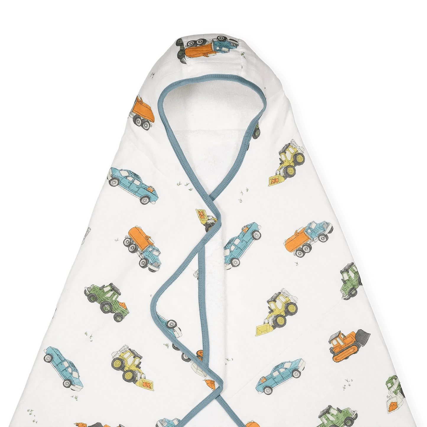 Toddler Hooded Towel - Work Trucks Little Unicorn Lil Tulips