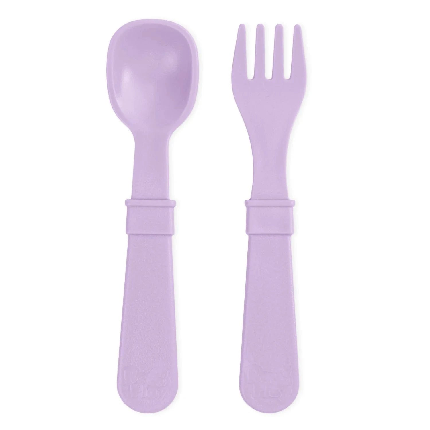 Toddler Utensil Pair Lavender RePlay Lil Tulips