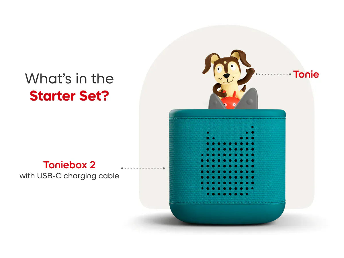 Toniebox 2 Starter Set - Playtime Puppy (Teal) Tonies Lil Tulips