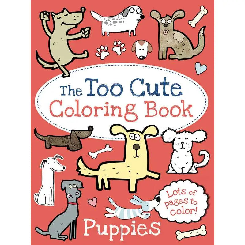 Too Cute Coloring Book: Puppies Simon & Schuster Lil Tulips