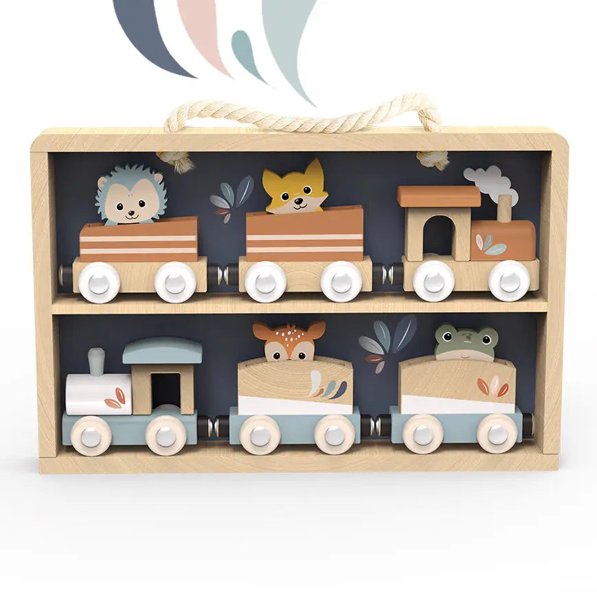 Train Set Display Case Speedy Monkey Lil Tulips