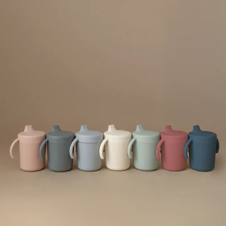 Trainer Sippy Cup (Dusty Rose) Mushie Lil Tulips