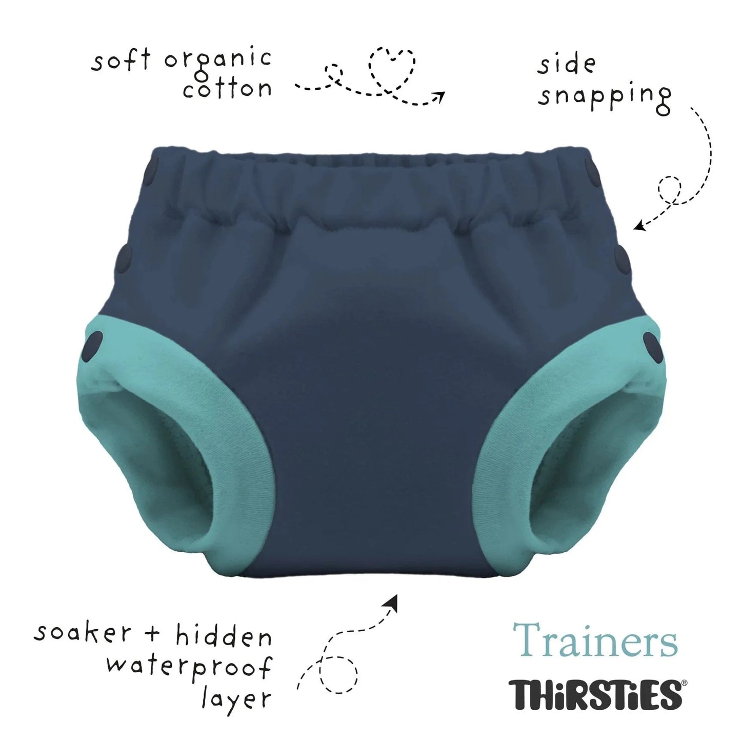 Trainers - Lagoon Thirsties Lil Tulips