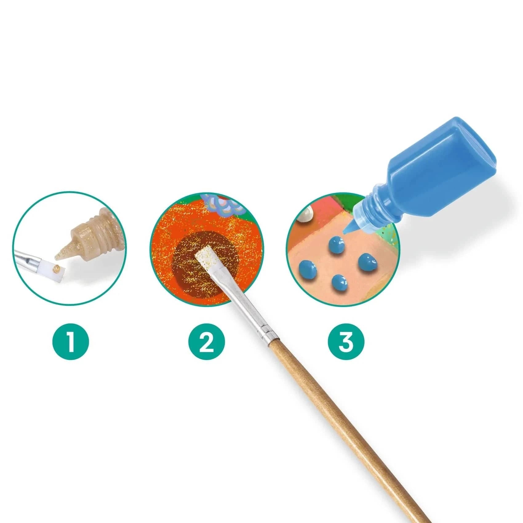 Tropical Forest 3D Painting Activity Djeco Lil Tulips