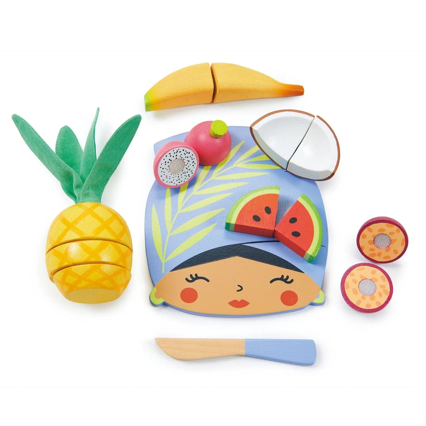 Tropical Fruit Chopping Board Tender Leaf Lil Tulips