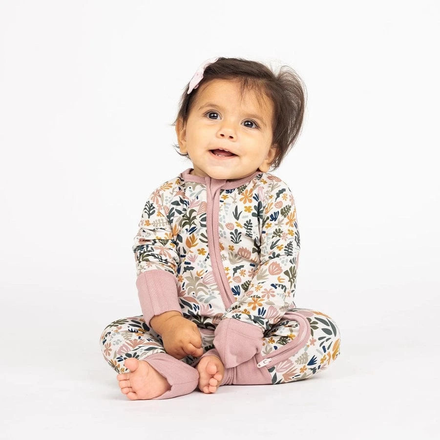 Tropical Paradise Boho Bamboo Convertible Baby Pajamas Emerson and Friends Baby & Toddler Clothing Lil Tulips