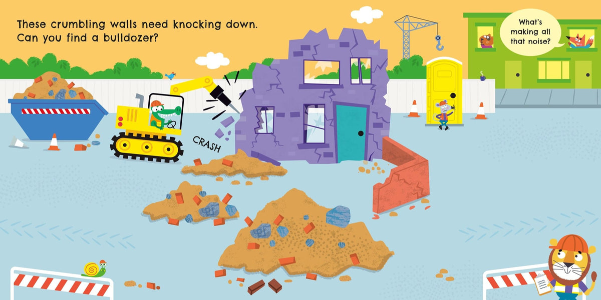 Trucks and Diggers Magnet Book Harper Collins Childrens Lil Tulips