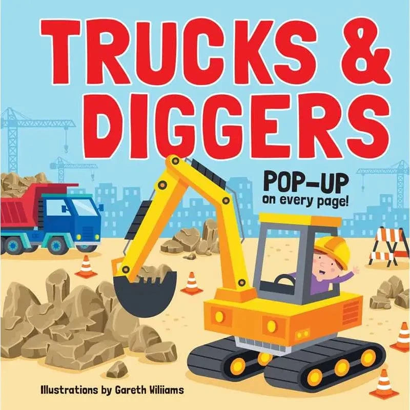 Trucks & Diggers: Pop-Up Book Simon & Schuster Lil Tulips