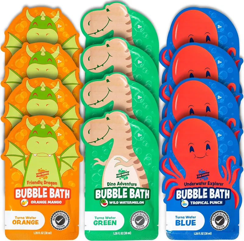 Tub Works® Magical Kids Bubble Bath - Choose Your Color Tub Works LLC Lil Tulips