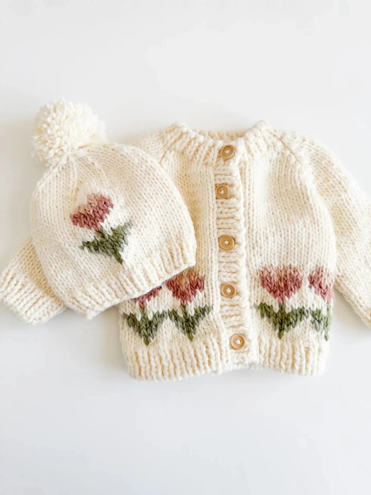 Tulip Flower Hat Baby Kid Beanie Figgy Friends Lil Tulips
