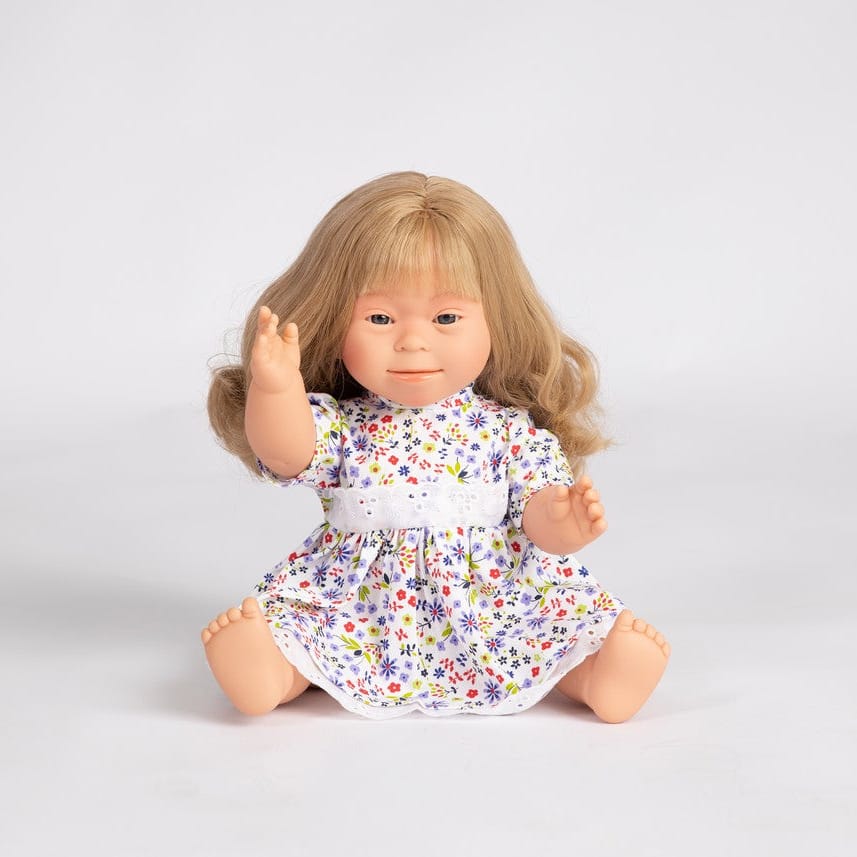 TYBER Doll - Down Syndrome Girl Blonde Mini Colettos Lil Tulips
