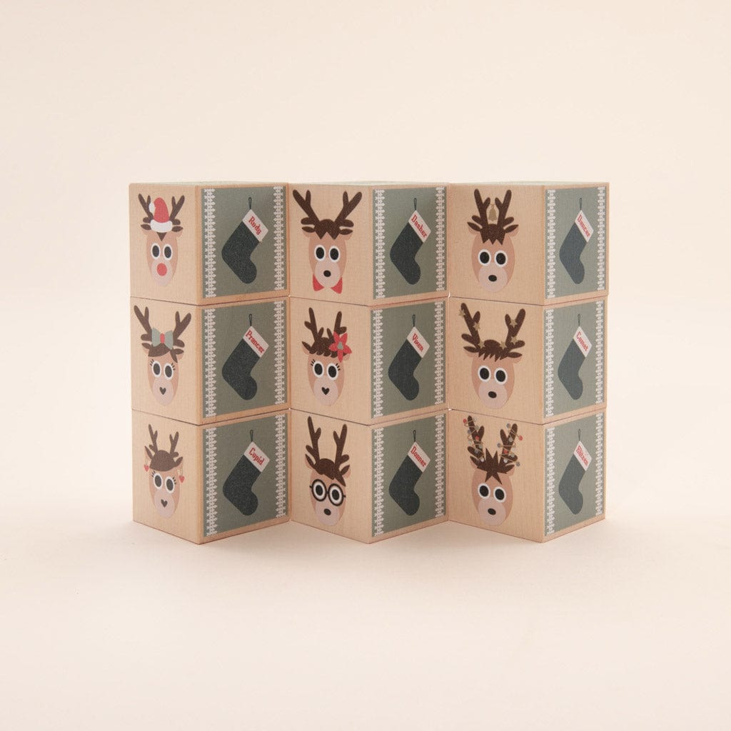 Uncle Goose Reindeer Blocks Uncle Goose Final Sale Lil Tulips