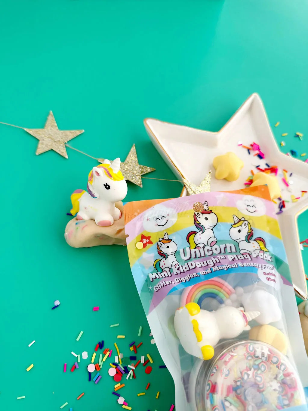 Unicorn Mini Play Pack - 2 oz. Earth Grown KidDoughs Lil Tulips