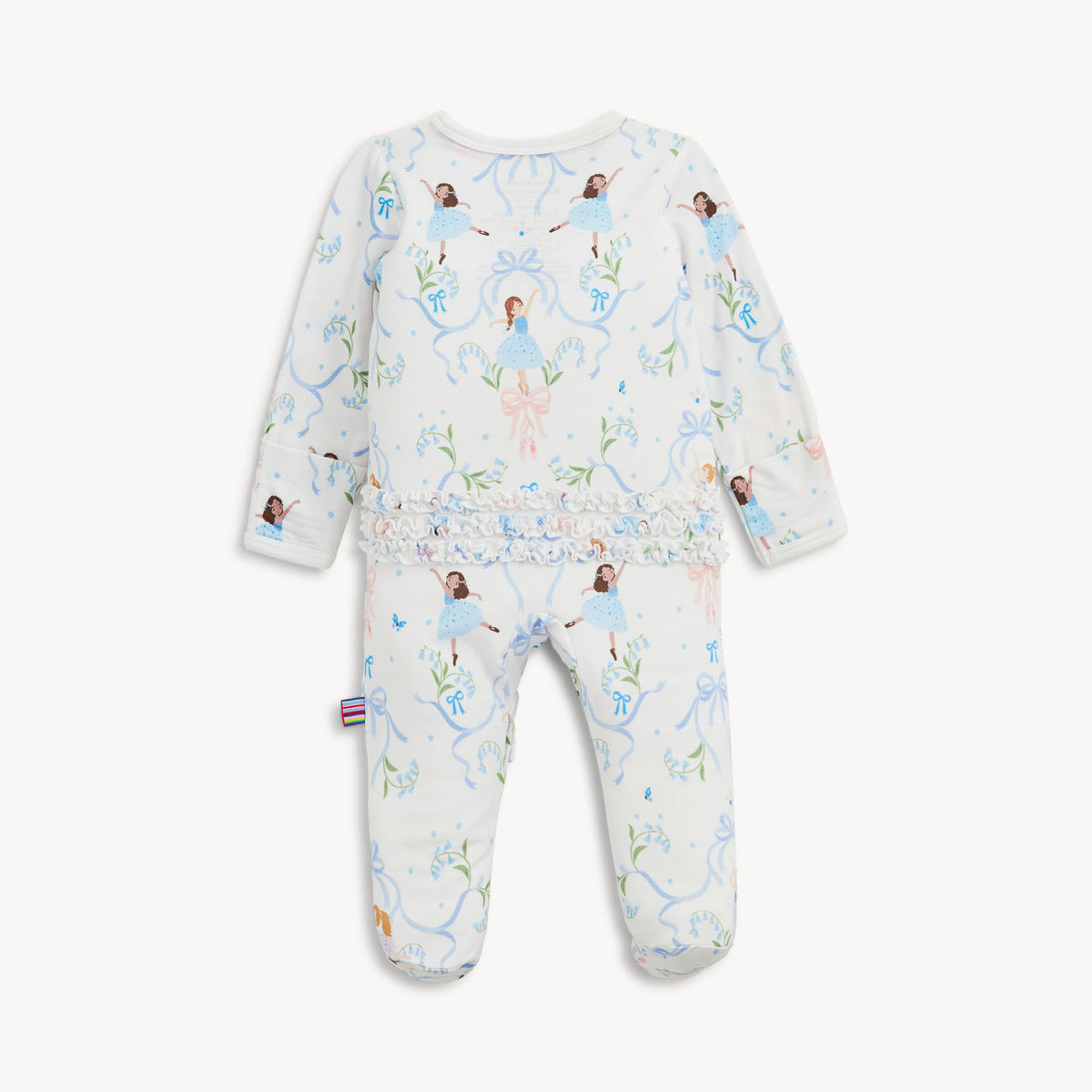 It Takes Tutu Modal Ruffle Footie