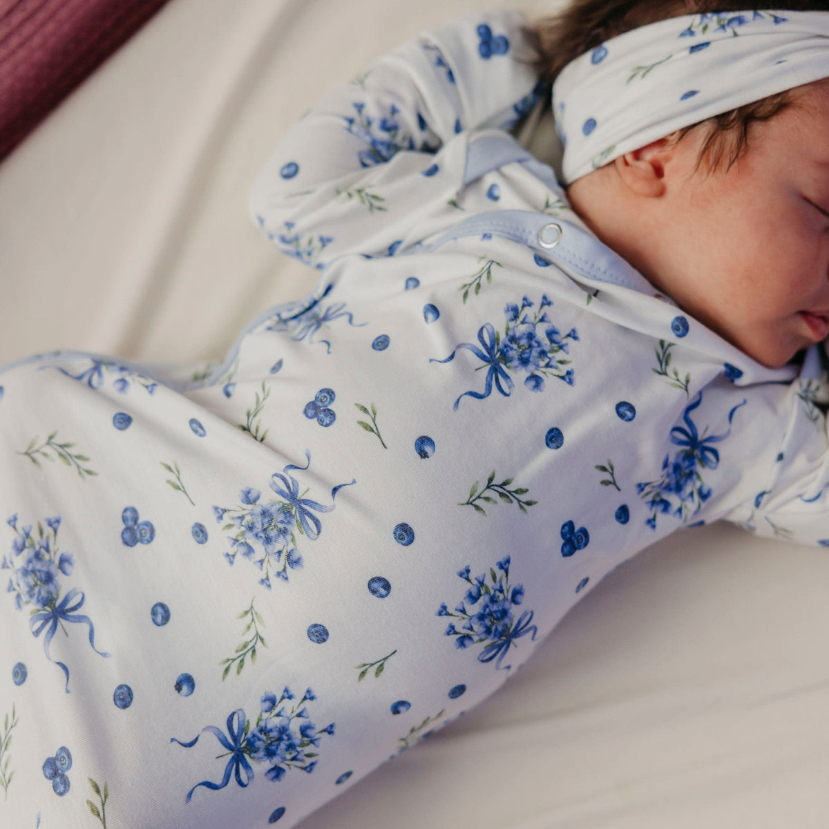 Copper Pearl Newborn Knotted Gown - Catherine, additional view 1
