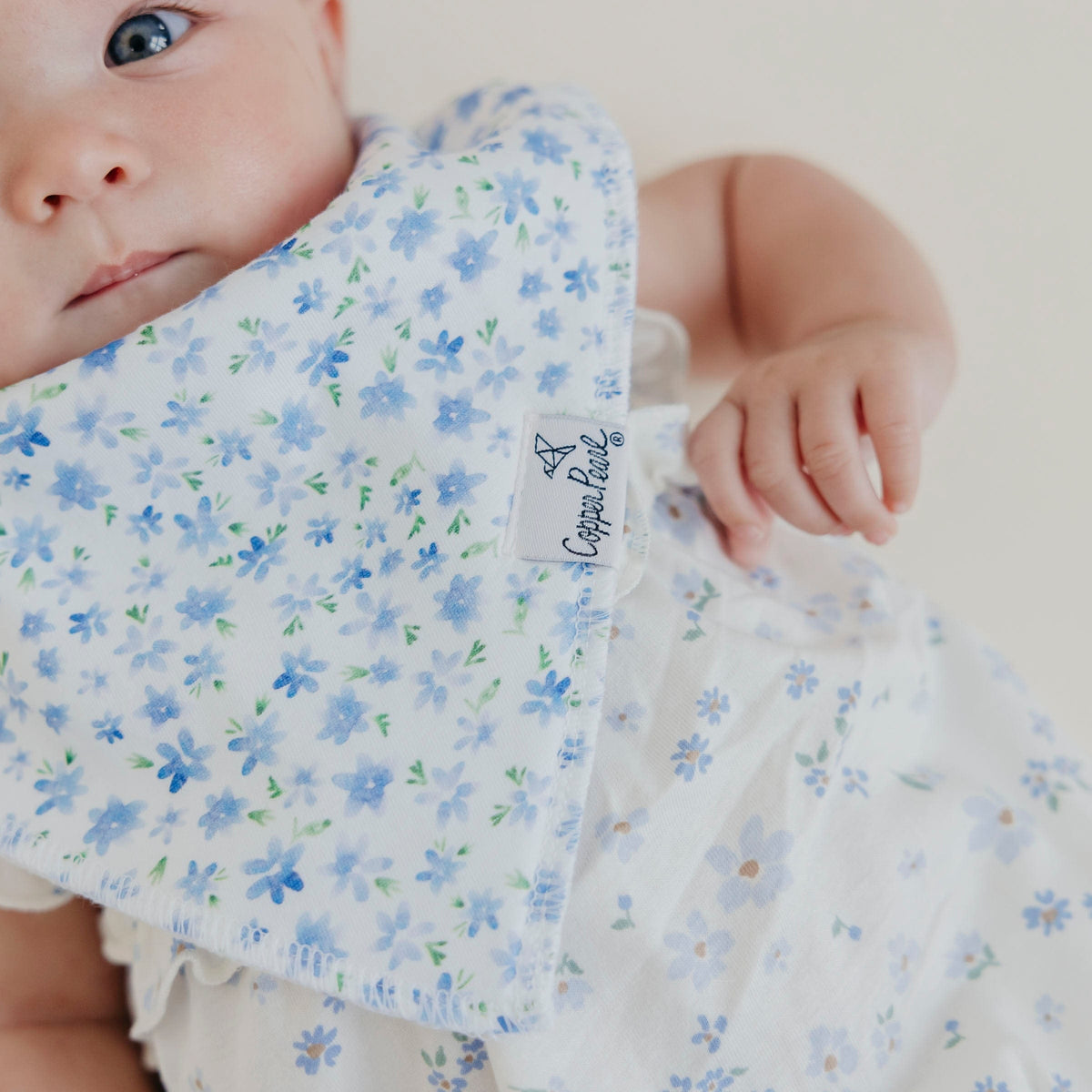 Copper Pearl 4 Pack Baby Bandana Bibs - Genevieve, additional view 2