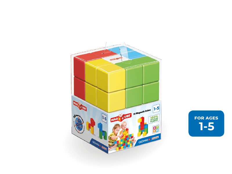 Geomag Magicube Green Line - 16 Cubes official Geomag product image