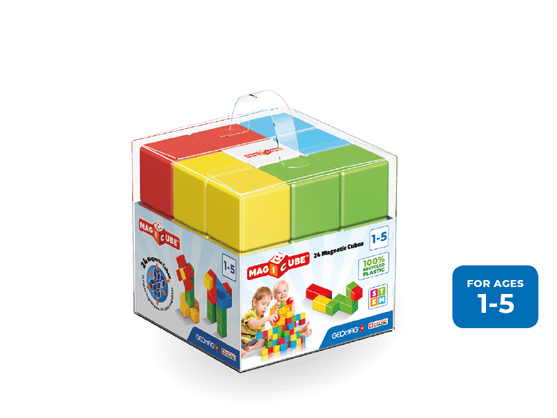 Geomag Magicube Green Line - 24 Cubes official Geomag product image