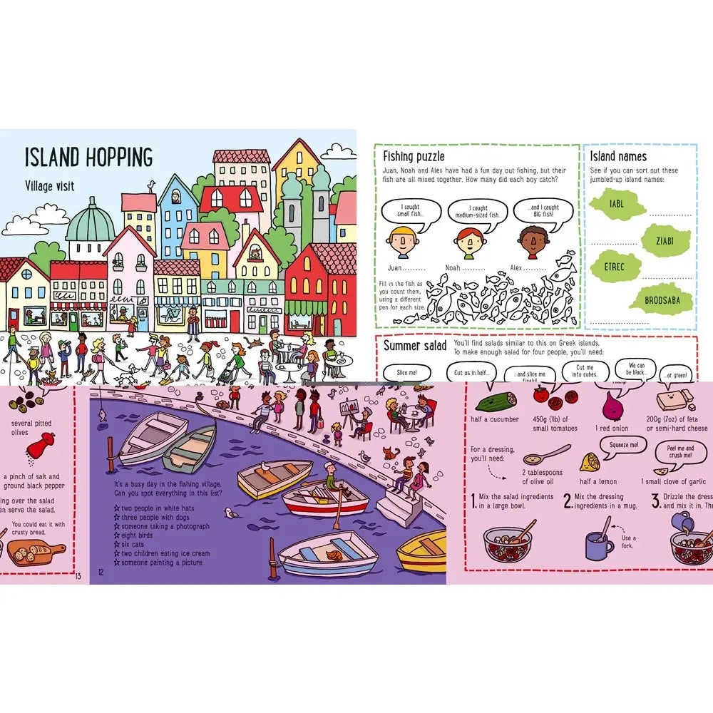 Vacation Activity Book Harper Collins Childrens Lil Tulips