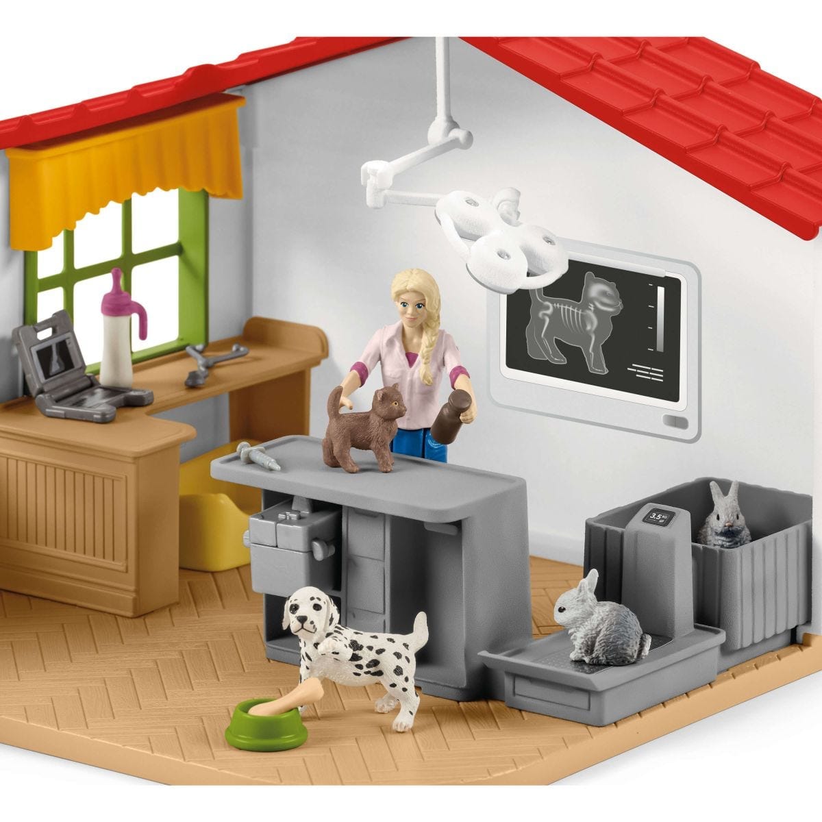 Veterinary Practice with Pets Farm Figurine Toys Play Set Schleich Lil Tulips