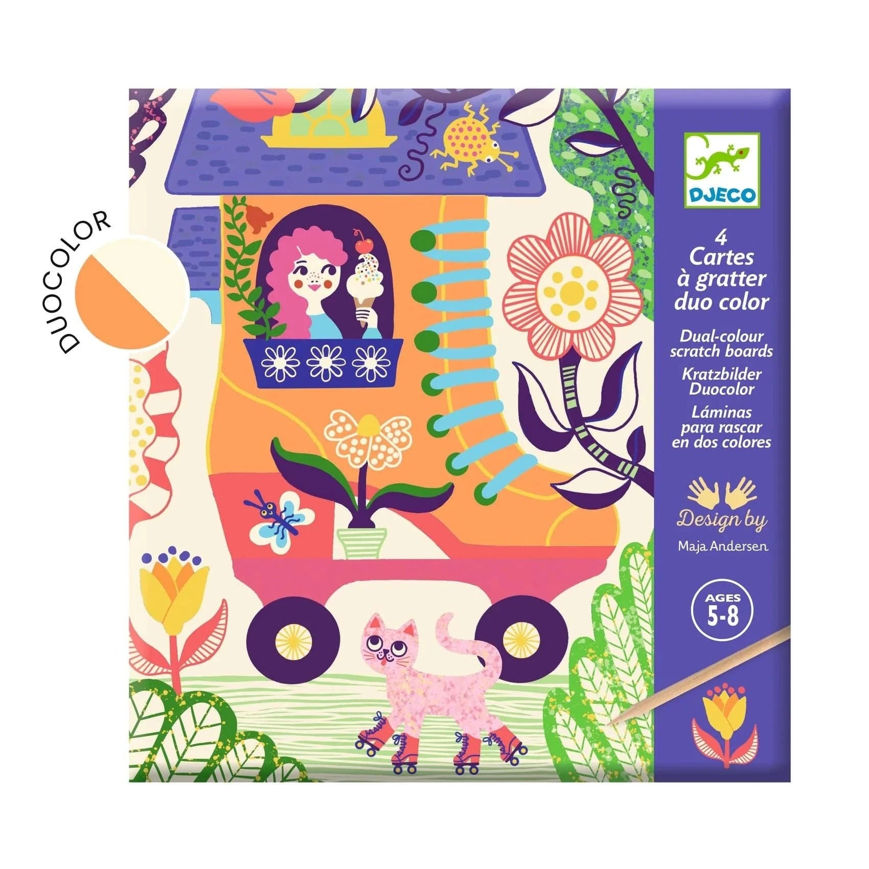 Wacky Houses Scratch Cards Activity Djeco Lil Tulips