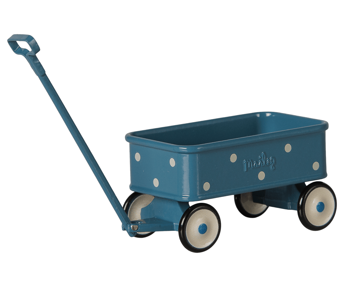 Wagon, Mouse - Blue Default Maileg Lil Tulips