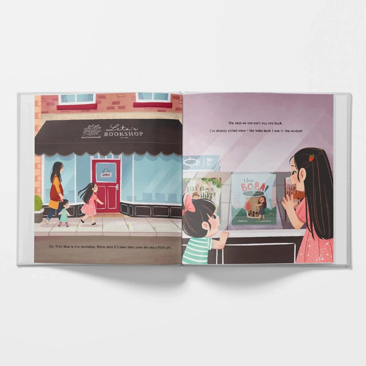 We Shop Small - A Children's Book On Community & Connection Lychee Press Lil Tulips
