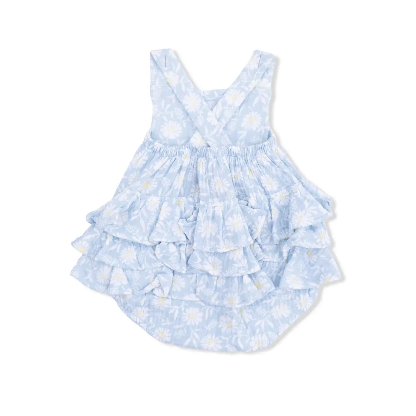 Western Daisies - Ruffle Sunsuit Angel Dear Lil Tulips