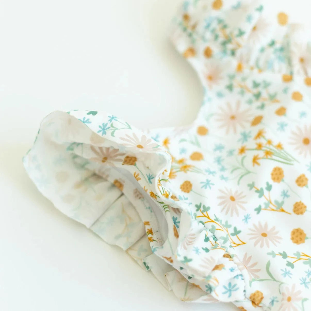 Whimsical Floral Ruffle Sleeves One-Piece Bathing Suit Brave Little Ones Lil Tulips