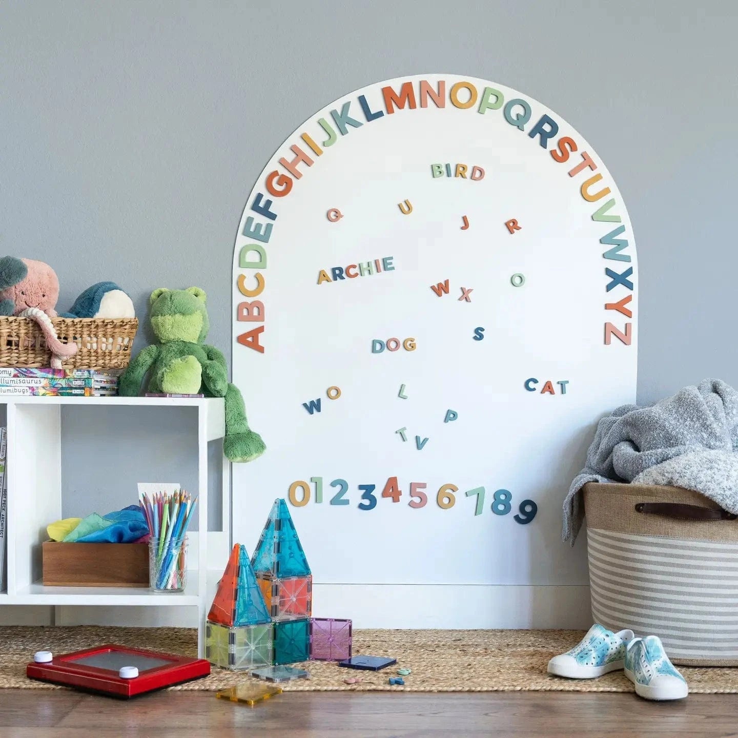 White Magnetic Arch Wall Decal The Type Set Co. Lil Tulips