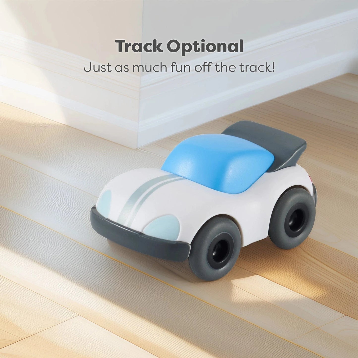 White Speedster with Momentum Motor haba Lil Tulips