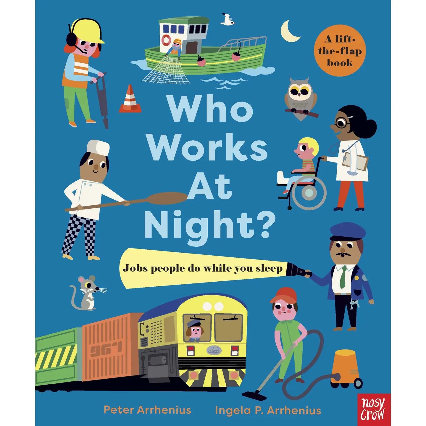 Who Works At Night? Board Book Hachette Lil Tulips