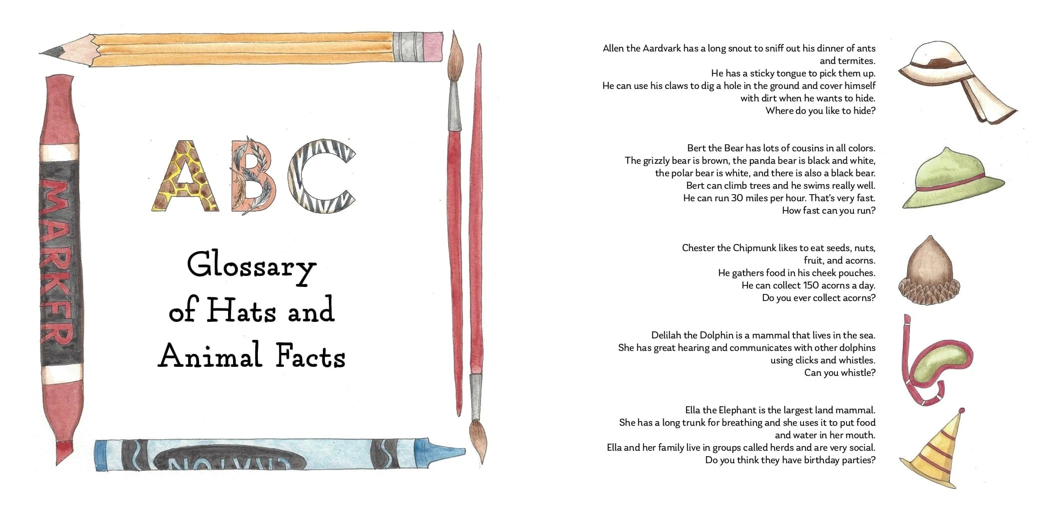 Wild Animal Abc Schiffer Kids Books Lil Tulips