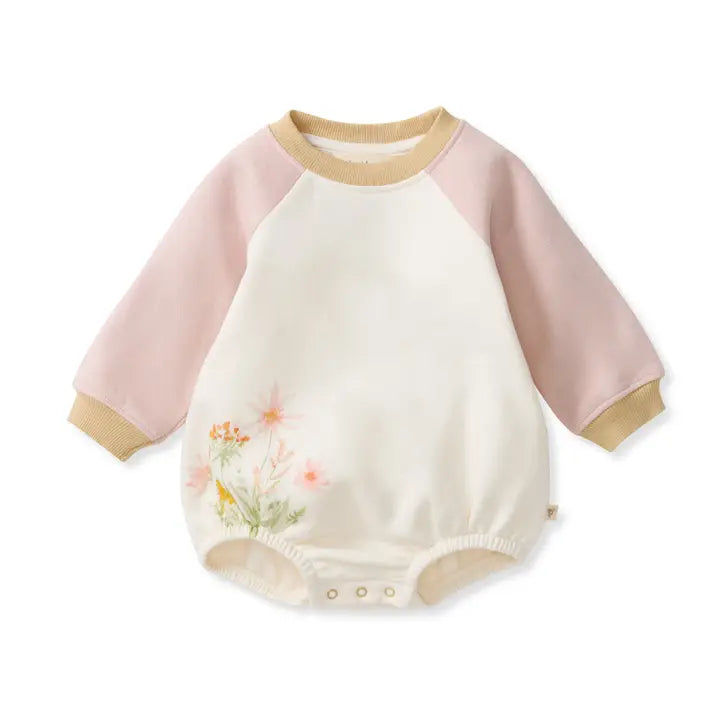 Wild Floral Sweatshirt Bodysuit Burt's Bees Baby Lil Tulips