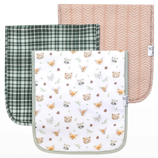 Wilder Burp Cloth Set (3-Pack) Copper Pearl Lil Tulips