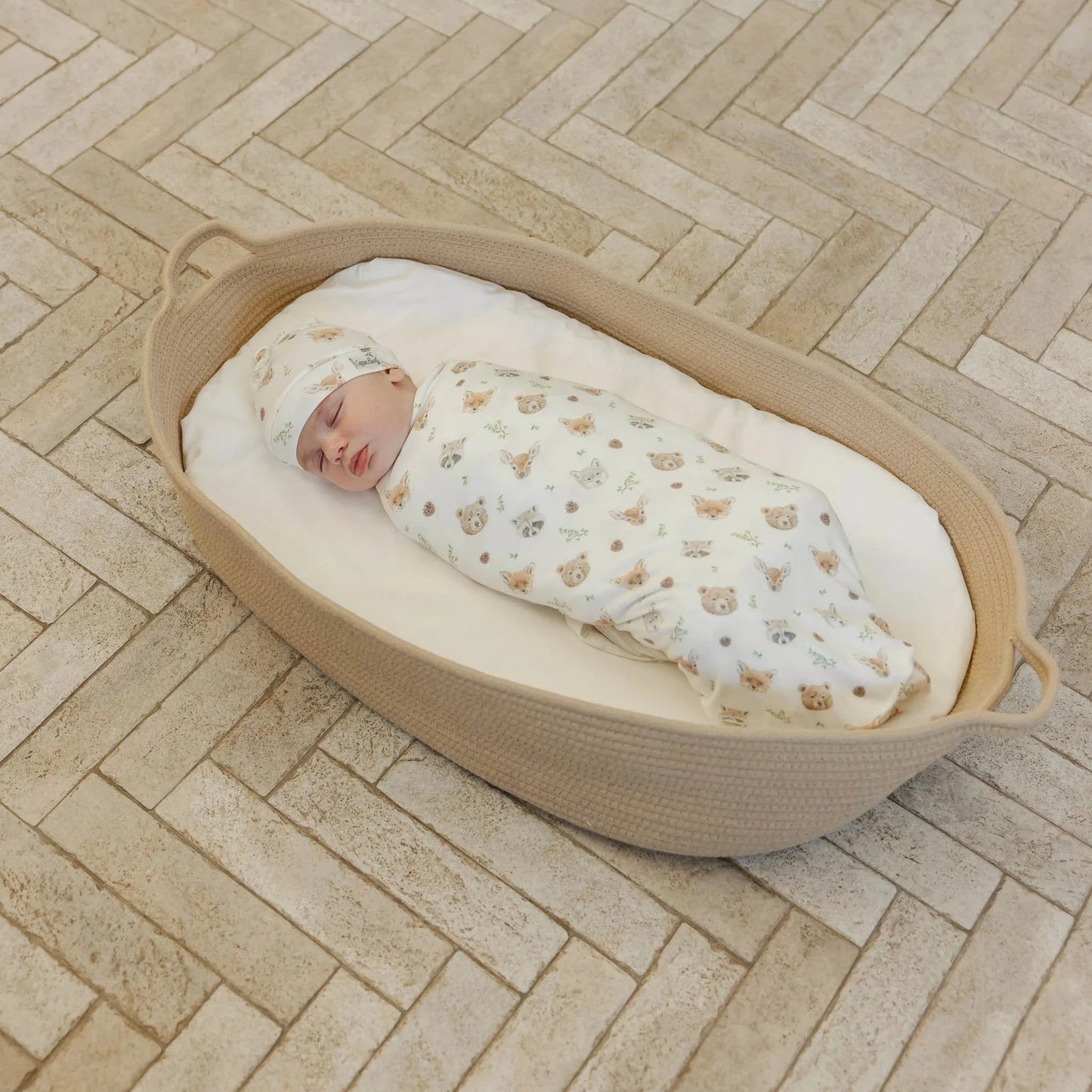 Wilder Knit Swaddle Blanket Copper Pearl Lil Tulips